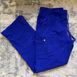FIGS KADE CARGO L TALL BOTTOMS WINNING BLUE